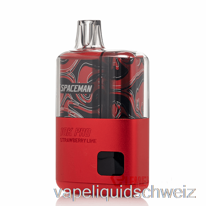 Spaceman 10K Pro Einweg-Erdbeer-Limetten-Vape Schweiz